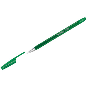 Ручка шариковая Berlingo, Н-30, зеленая, 0,7мм., корпус зеленый,2918