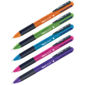 Ручка шариковая автоматическая Berlingo "Multicolor" 4цв., 0,7мм, ассорти 07180
