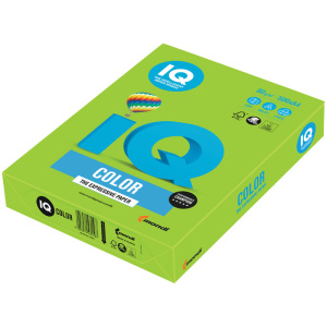 Бумага "IQ COLOR", 80 г/кв.м, А4 (500л), 46LG - зеленая липа