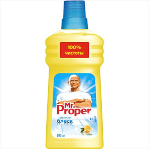 Хоз Средство для мытья полов и стен Mr. PROPER, жидкость, 500 мл