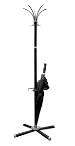Хоз Вешалка напольная Классикс-ТМ3, 1,86 м, 5 крючков + место для зонтов, металл 600420