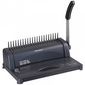 Брошюровочная машина OfficeSpace BM124 Perfect bind, на пласт. пруж., проб.12л., сшивает до 450л.