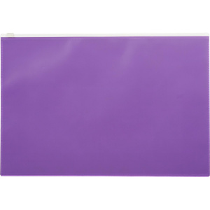 Папка конверт на молнии А4, 160 мкм, фиолет.1044986