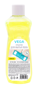 Хоз Средство для мытья полов Vega лимон 1 л.
