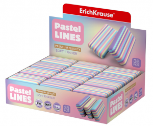 Ластик Erich Krause Pastel Lines, 56039