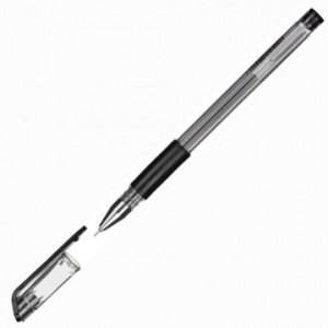 Ручка гелевая Attache Gelios-030 черный стерж, игольчатый, 0,5мм/613145