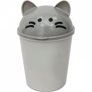 Контейнер для мусора, хранения "deVENTE. Ghost Meow" настольный пластиковый 17x11,5x8 см 4104571