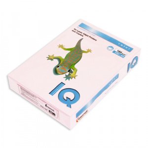 Бумага "IQ COLOR", 160 г/кв.м, А4 (250л), 174OP - розовый фламинго