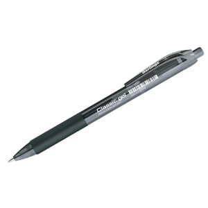 Ручка гелевая Berlingo Classic Gel,автоматич. черная, 0,5мм, грип 247019/50061