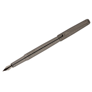 Набор DELUCCI, CPs_81420, перьевая ручка, корпус оружейный металл, черн. 0,8мм, подар. короб.