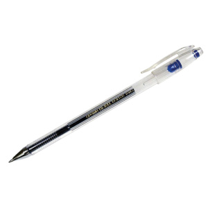 Ручка гелевая CROWN "Hi Jell" 0,5мм, синяя, Корея, HJR-500