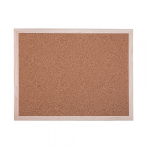 Доска д/информации пробковая 45 х 60, дерев. рамка ,263705/20419