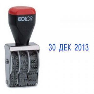 Датер ручной, 4 мм "Colop", 04000, (аналог 1010), месяц буквами