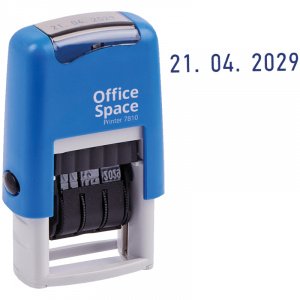 Датер автоматический ленточный, месяц цифр., мини 3мм OfficeSpace BSt_40523 