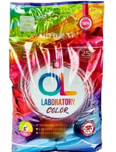 Хоз Порошок стиральный OL Laboratory Premium, автомат, для цветного белья 3кг