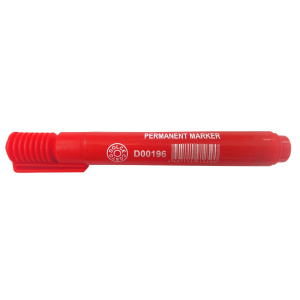 Маркер перманент Dolce Costo, 2-5 мм, красный, овальный, D00196