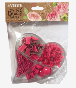 Набор мелкоофисных принадлежностей deVENTE. Bloom Garden, 120 предметов,пластиковая упаковка 4133201