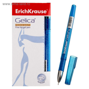 Ручка гелевая Erich Krause "Gelica", синяя,0,5 мм, EK45471