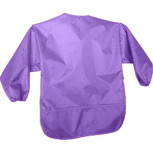 Накидка для изо ФАРТУК с рукавами, 3 кармана, фиолетовый 7042025