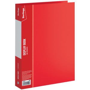 Папка файлов КТ-100 красная ,Berlingo ,30 мм ,800мкм ,219948