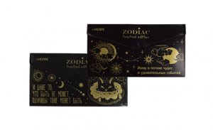 Папка конверт пласт. с кнопкой, Zodiac  travel-size (260x140 мм) 3071311