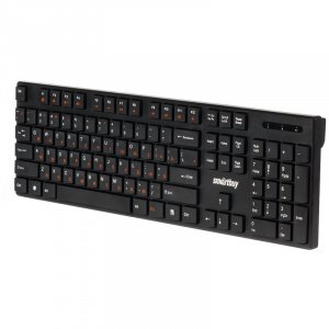 Клавиатура беспроводная Smartbuy ONE 238, мультимедийная, USB, черная SBK-238AG-K 