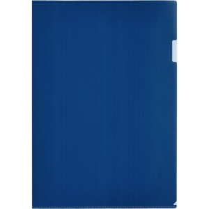 Папка уголок с 1-м отделением, А3, 180мкр, синяя, Attache