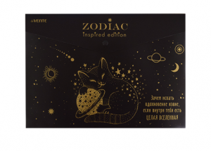 Папка конверт пласт. с кнопкой, А4, Zodiac, 180мкм, с рисунком 3071302