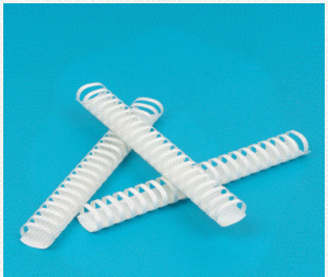 Пружины пластиковые 51 мм, для переплетной техники (50шт), белые