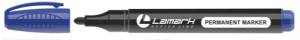 Маркер перманент LAMARK, 3-5 мм, синий, овальный, PM0372-BL