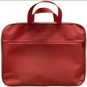 Папка портфель А4,с ручками ,1 отд. на молнии, карман снаружи Lamark, красная, DC0019-RD
