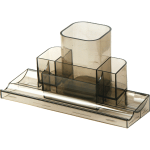 Подставка-органайзер ,полупрозрачный дымчатый Tower deVENTE 4102506
