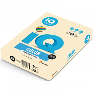 Бумага "IQ COLOR", 80 г/кв.м, А4 (500л), 20CR - кремовый