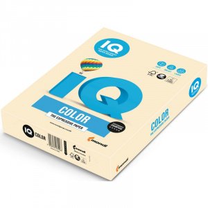 Бумага "IQ COLOR", 80 г/кв.м, А4 (500л), 20CR - кремовый