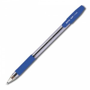 Ручка шариковая PILOT BPS-GP-F синяя, 0,32мм, грип , Япония