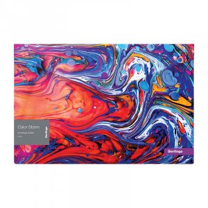 Папка конверт пласт. с кнопкой, А4, Berlingo Color Storm , 180 мкм , цветная непрозр. EFb_A4031