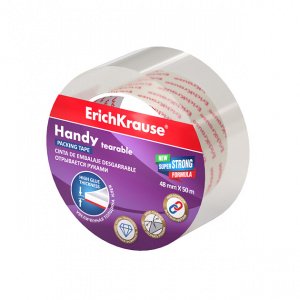 Скотч канцелярский 48 х 50 прозр.,ErichKrause Handy tearable,58747