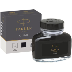 Чернила PARKER черные 57мл Bottle Quink, 1950375