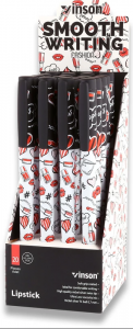 Ручка шариковая VINSON LIPSTICK, 0,7, игол. наконеч., маслян. чернила , синяя, А8