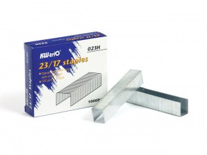 Скобы к степлеру № 23/17 (до 160 л.) KW-trio, Тайвань, 023H