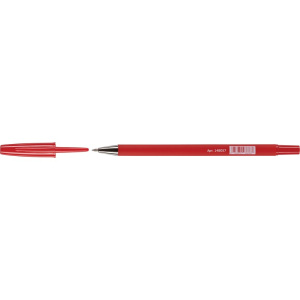 Ручка шариковая ATTACHE Style, красная, прорезиненный корпус, 0,5мм