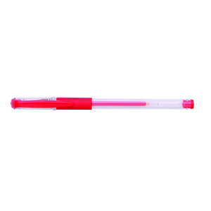 Ручка гелевая DolceCosto, 0,5мм, красная, с рез. манжетой D00223
