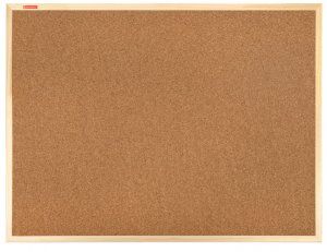 Доска д/информации пробковая 90 х 120, деревянная рамка BRAUBERG Wood, 238312