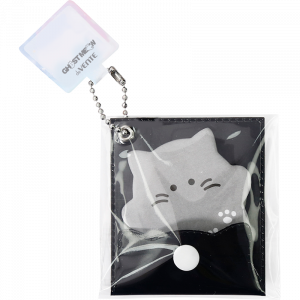 Бумага для заметок , 50 х 53мм, Ghost Meow, 20л ,сер. котенок в конверте на кнопке 2010514