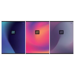 Тетрадь 48л, А4, BG "Monocolor. Gradient" ,скрепка , обложка картон, клетка ,в асс , Т4ск48 63251 