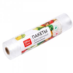 Пакеты фасовочные прозрачные 30*40см, 8мкм, 500шт ,рулон на втулке 317617