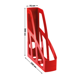 Вертикальный накопитель СТАММ, Лидер, 75мм, красный, 30452