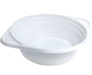 Одноразовые суповые тарелки OfficeClean 0,5л, бел.,14,5см, хол/гор, пласт, 100шт/уп 306587