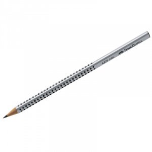 Карандаш FABER-CASTELL GRIP 2001 2В, трехгранный без ластика, 117002