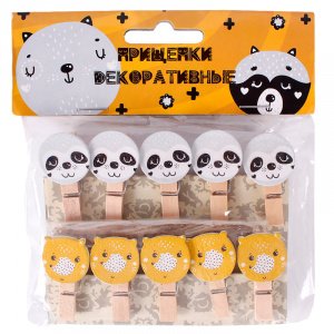 Прищепки декоративные 10 шт, Каваи ,105